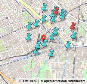 Mappa Via Vigevano, 20100 Milano MI, Italia (0.4545)