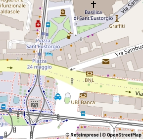 Mappa Piazza XXIV Maggio, 20122 Milano MI, Italia (0.05)
