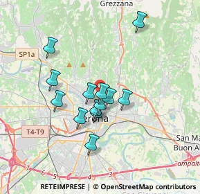 Mappa Via Mario Morgantini, 37128 Verona VR, Italia (2.82)