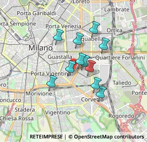 Mappa Via Friuli, 20135 Milano MI, Italia (1.25727)