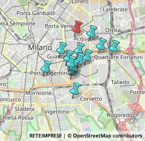 Mappa Via Friuli, 20135 Milano MI, Italia (0.988)