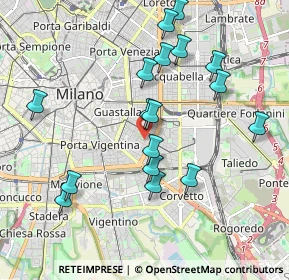 Mappa Via Friuli, 20135 Milano MI, Italia (1.94882)