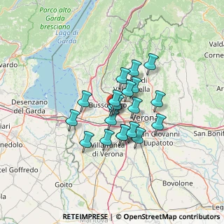 Mappa Via Otto Marzo, 37012 Bussolengo VR, Italia (9.3635)