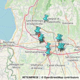 Mappa Via Otto Marzo, 37012 Bussolengo VR, Italia (5.75615)