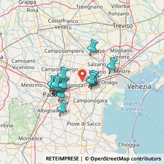 Mappa Via dei Cavinelli, 30030 Pianiga VE, Italia (10.97867)