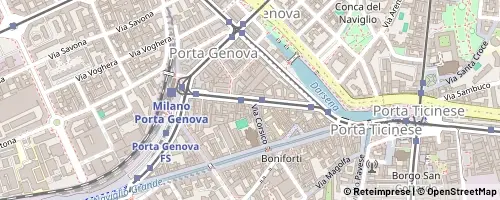 Mappa Milan