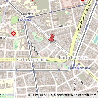 Mappa Via dei Pellegrini, 4, 20122 Milano, Milano (Lombardia)