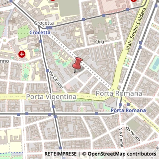 Mappa Via dei Pellegrini, 6, 20122 Milano, Milano (Lombardia)