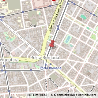 Mappa Viale Monte Nero, 6, 20135 Milano, Milano (Lombardia)