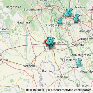 Mappa Via Enrico Fermi, 28100 Novara NO, Italia (13.50333)