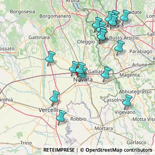 Mappa Via Enrico Fermi, 28100 Novara NO, Italia (18.28263)