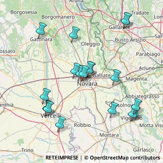 Mappa Via Enrico Fermi, 28100 Novara NO, Italia (17.105)
