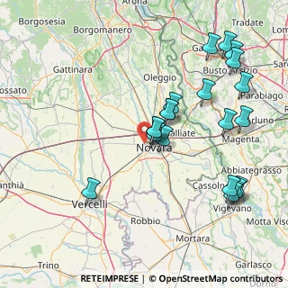 Mappa Via Enrico Fermi, 28100 Novara NO, Italia (16.926)