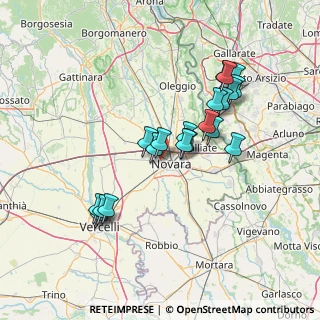 Mappa Via Enrico Fermi, 28100 Novara NO, Italia (12.986)