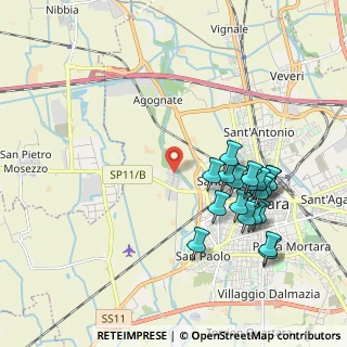 Mappa Via Enrico Fermi, 28100 Novara NO, Italia (2.06842)