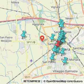 Mappa Via Enrico Fermi, 28100 Novara NO, Italia (1.96611)