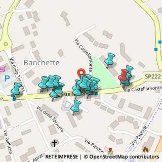 Mappa Via Castellamonte, 10010 Banchette TO, Italia (0.08148)