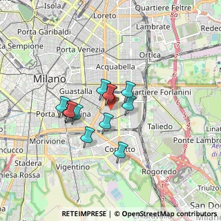 Mappa Piazza Insubria, 20137 Milano MI, Italia (1.24615)
