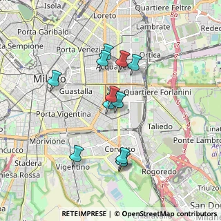 Mappa Piazza Insubria, 20137 Milano MI, Italia (1.59583)