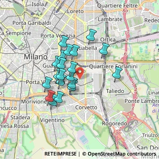 Mappa Piazza Insubria, 20137 Milano MI, Italia (1.4395)