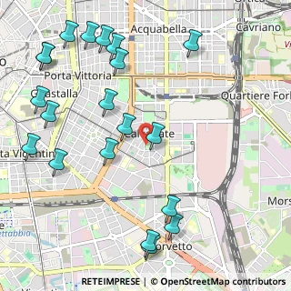 Mappa Piazza Insubria, 20137 Milano MI, Italia (1.3485)