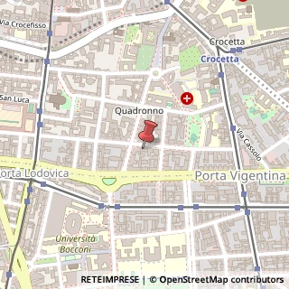 Mappa Via Carlo Crivelli, 6, 20122 Milano, Milano (Lombardia)