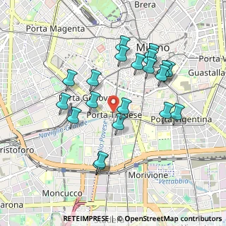 Mappa Vicolo Calusca, 20123 Milano MI, Italia (0.901)