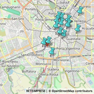 Mappa Via Vigevano, 20123 Milano MI, Italia (2.0525)