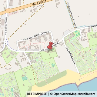 Mappa Via delle Batterie, 24, 30013 Cavallino-Treporti, Venezia (Veneto)
