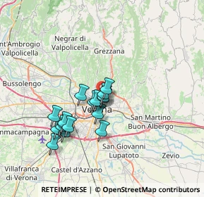 Mappa Via Orlando Pescetti, 37128 Verona VR, Italia (5.74647)