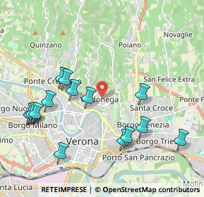 Mappa Via Orlando Pescetti, 37128 Verona VR, Italia (2.24)