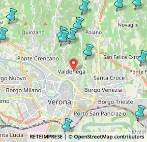 Mappa Via Orlando Pescetti, 37128 Verona VR, Italia (2.94846)