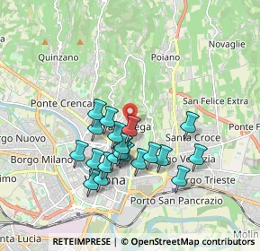 Mappa Via Orlando Pescetti, 37128 Verona VR, Italia (1.5865)