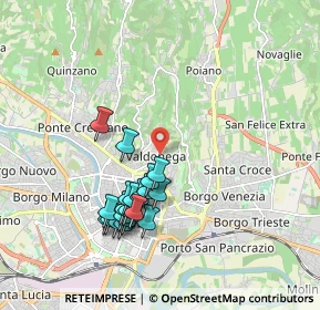 Mappa Via Orlando Pescetti, 37128 Verona VR, Italia (1.815)