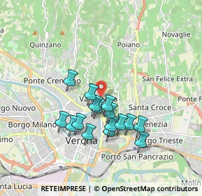 Mappa Via Orlando Pescetti, 37128 Verona VR, Italia (1.52063)