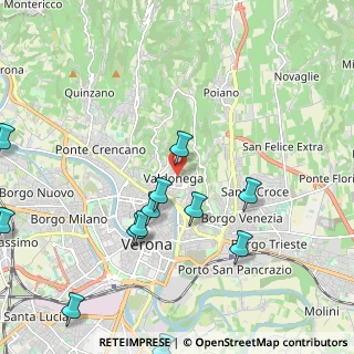 Mappa Via Orlando Pescetti, 37128 Verona VR, Italia (2.70615)