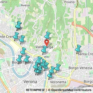 Mappa Via Orlando Pescetti, 37128 Verona VR, Italia (1.2385)
