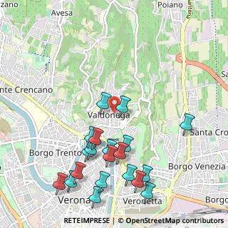 Mappa Via Orlando Pescetti, 37128 Verona VR, Italia (1.195)