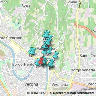 Mappa Via Orlando Pescetti, 37128 Verona VR, Italia (0.6175)