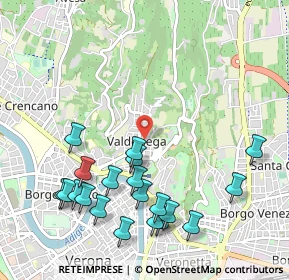 Mappa Via Orlando Pescetti, 37128 Verona VR, Italia (1.176)