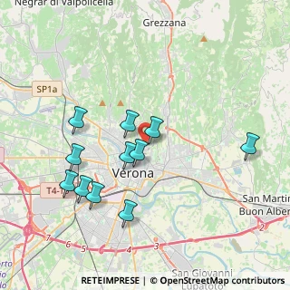Mappa Via Orlando Pescetti, 37128 Verona VR, Italia (3.75182)