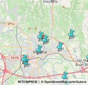 Mappa Via Orlando Pescetti, 37128 Verona VR, Italia (5.54077)