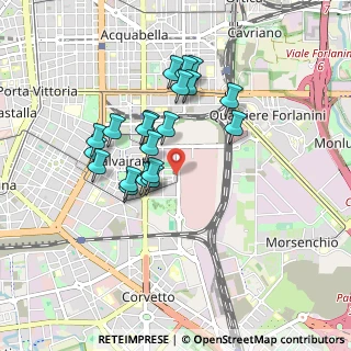 Mappa Via Monti Lepini, 20137 Milano MI, Italia (0.7605)