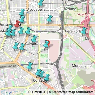 Mappa Via Monti Lepini, 20137 Milano MI, Italia (1.445)