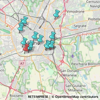 Mappa Via Monti Lepini, 20137 Milano MI, Italia (3.45071)