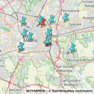 Mappa Via Monti Lepini, 20137 Milano MI, Italia (3.73077)
