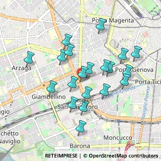 Mappa Napoli, 20146 Milano MI, Italia (0.882)