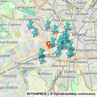 Mappa Napoli, 20146 Milano MI, Italia (1.4275)