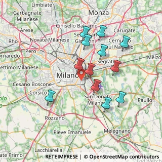 Mappa Via Monte Velino, 20137 Milano MI, Italia (6.80583)