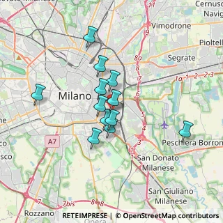 Mappa Via Monte Velino, 20137 Milano MI, Italia (2.72667)